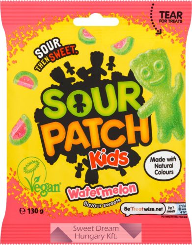 Sour Patch Kids Watermelon Savanyú gumicukor 130g