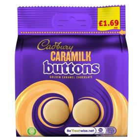   Cadbury Zacskós Caramilk Buttons 85g / Minőségét megőrzi: 2026.03.03