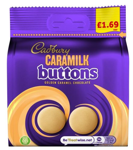 Cadbury Zacskós Caramilk Buttons 85g