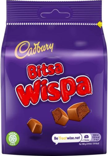 Cadbury Zacskós Bitsa Wispa 85g