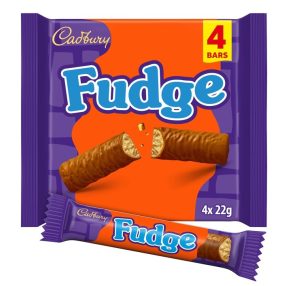 Cadbury Szelet Fudge 4-es csomag (4x22g) 88g