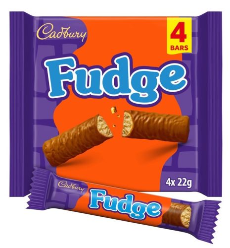 Cadbury Szelet Fudge 4-es csomag (4x22g) 88g