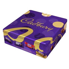   Cadbury Fémdoboz Mixed Chunks Tin Csokoládé válogatás 600g