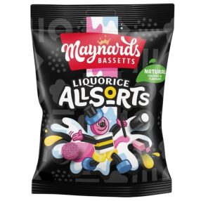 Maynards Liquorice Allsorts Medvecukor válogatás 110g