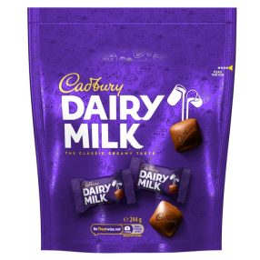 Cadbury Dairy Milk Pouch Mini tejcsokoládék 244g