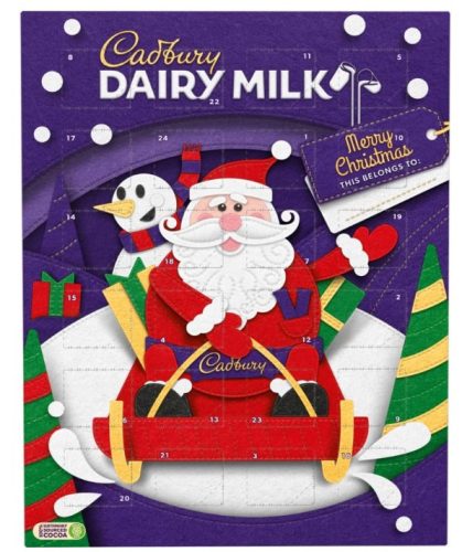 Cadbury Advent Calendar Dairy Milk 90g