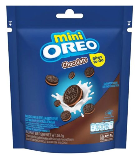 Oreo Mini Chocolate Keksz csokoládés 58,4g