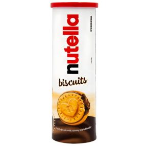 Nutella Töltött keksz henger dobozban 166g