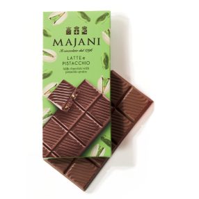 Majani Latte e Pistacchio Milk Chocolate 100g
