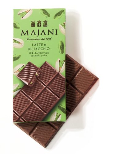 Majani Latte e Pistacchio Milk Chocolate 100g
