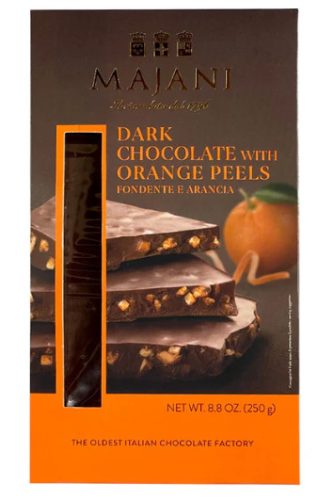 Majani Fondente e Arancia Dark Chocolate 250g