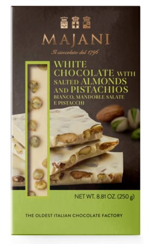 Majani Bianco e Pistachios White Chocolate 250g