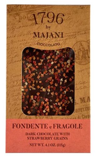 Majani Fondente e Fragole Dark Chocolate 115g
