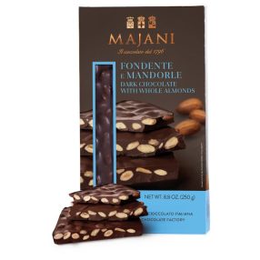 Majani Fondente e Mandorle Dark Chocolate 250g