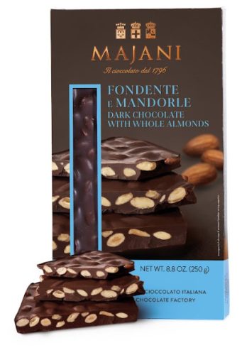 Majani Fondente e Mandorle Dark Chocolate 250g