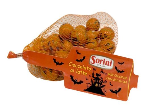 Sorini Pumpkin Halloween tejcsokoládé figurák hálóban 100g