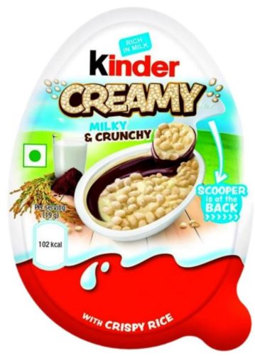 Kinder Creamy Milky&Crunch Kakaós krém puffasztott rizzsel 19g