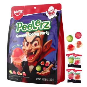 Amos Peelerz Gummy Spooky Party Peeling Candy 390g
