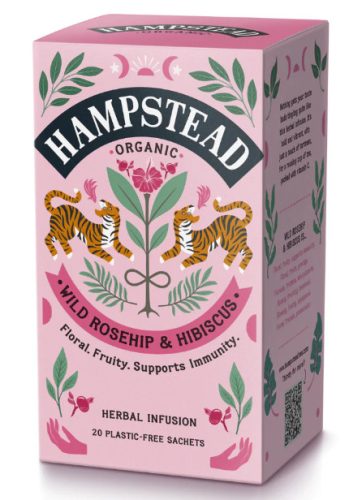 Hampstead Rosehip&Hibiscus gyümölcstea 20filter, 30g