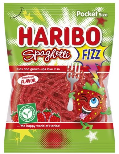 Haribo Spaghetti Fizz Strawberry 75g
