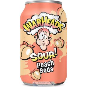 Warheads Soda Peach szénsavas üdítő 330ml