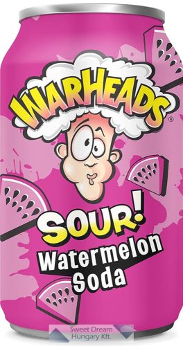 Warheads Soda Watermelon szénsavas üdítőital 330ml
