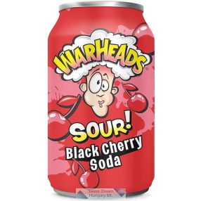 Warheads Soda Black Cherry szénsavas üdítő 330ml