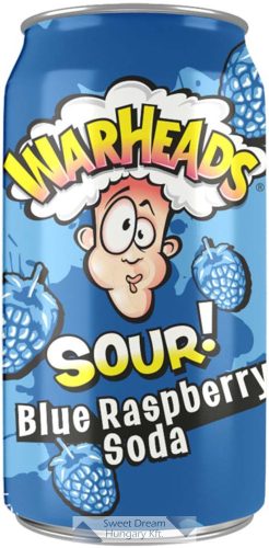 Warheads Soda Blue Raspberry szénsavas üdítő 330ml