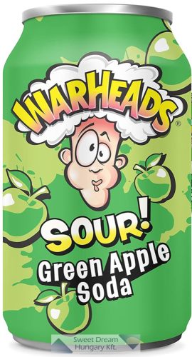 Warheads Soda Green Apple szémsavas üdítő 330ml