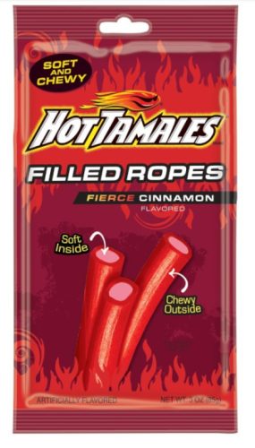 Hot Tamales Filled Ropes Fierce Cinnamon 85g
