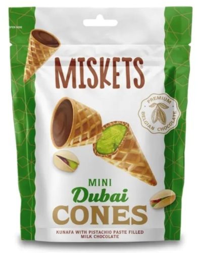 Miskets Mini Dubai Cones Dubai tölcsér 50g