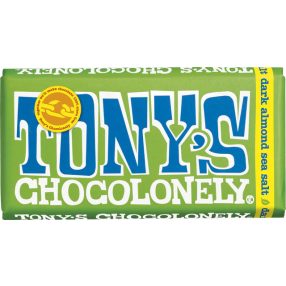 Tony's Dark Almond Sea Salt 51% Vegan 180g
