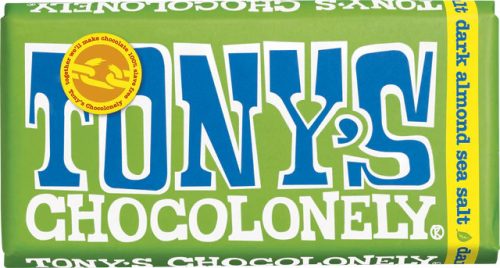 Tony's Dark Almond Sea Salt 51% Vegan 180g