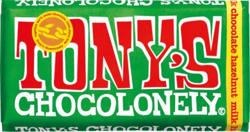 Tony's Milk Hazelnut 32% Bar 180g