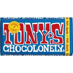 Tony's Dark Chocolate 70% Bar 180g