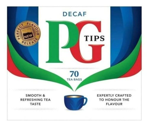 PG Tips Decaf Koffeinmentes Fekete tea 70 filter, 203g
