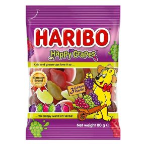 Haribo Happy Grapes 80g