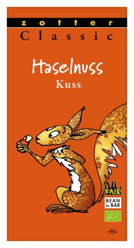 Zotter Classic Hazelnut Kiss 70g