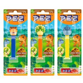 PEZ Jurassic World Explorers Cukorka adagolóval 17g