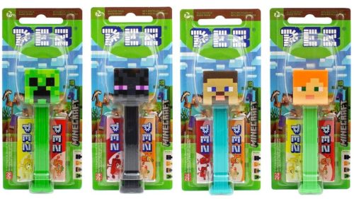 PEZ Minecraft Cukorka adagolóval 17g