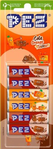 PEZ Cola Orange Cukorka 51g
