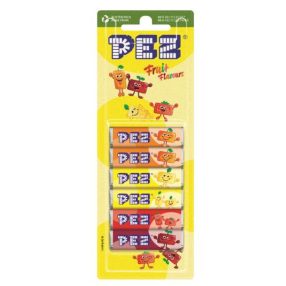 PEZ Fruit Flavours Cukorka 51g