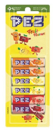 PEZ Fruit Flavours Cukorka 51g