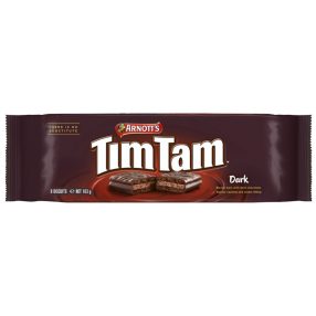 Tim Tam Dark Biscuits 163g
