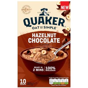   Quaker Oat So Simple Hazelnut & Chocolate Porridge 10x36,5g, 365g